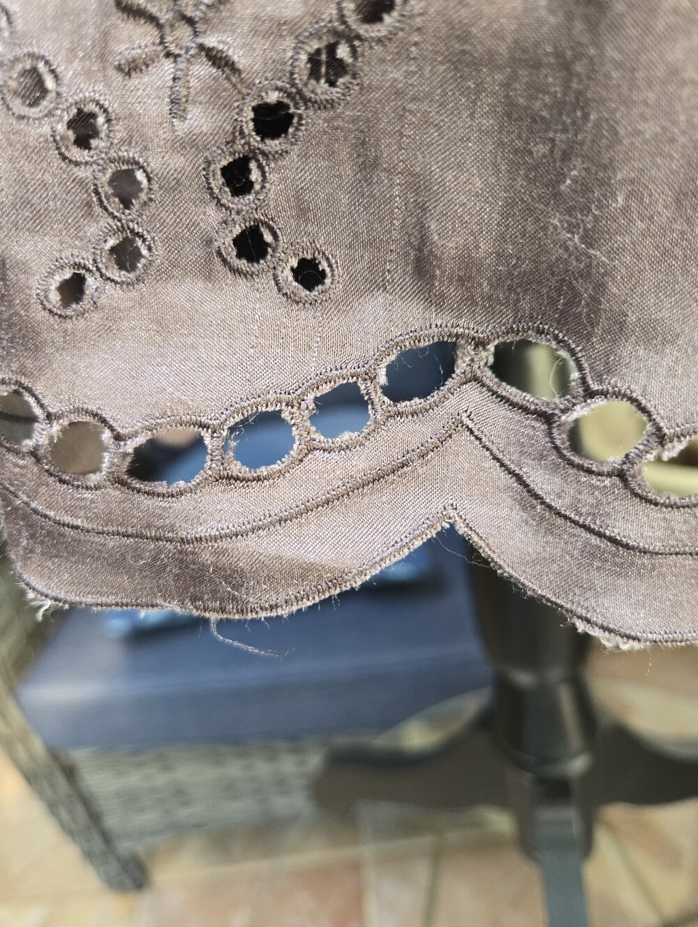 Moon Collection - Live In California Silky Gunmetal Grey Tunic - Size M - Picture 5 of 6